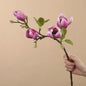 Zijden Magnolia Boeket - Kunstbloemen voor Bruiloft, Decoratie & DIY