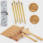 Compleet Sushi Maken Set: Bamboe Mats, Bazooka, Lepels, Eetstokjes & Meer