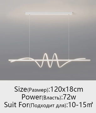 Moderne LED Hanglamp - Stijlvol Design voor Woonkamer, Eetkamer & Kantoor