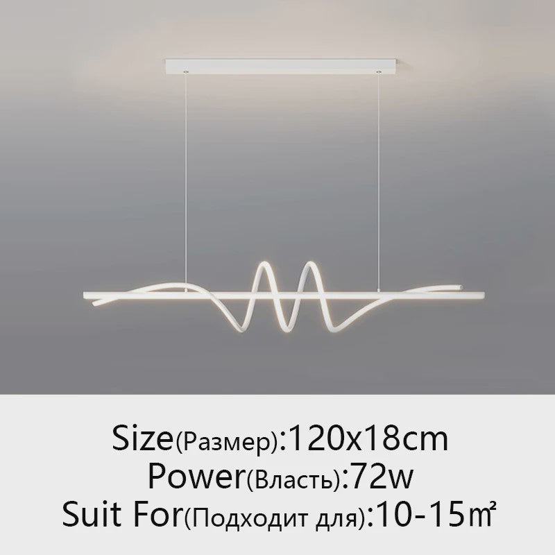 Moderne LED Hanglamp - Stijlvol Design voor Woonkamer, Eetkamer & Kantoor