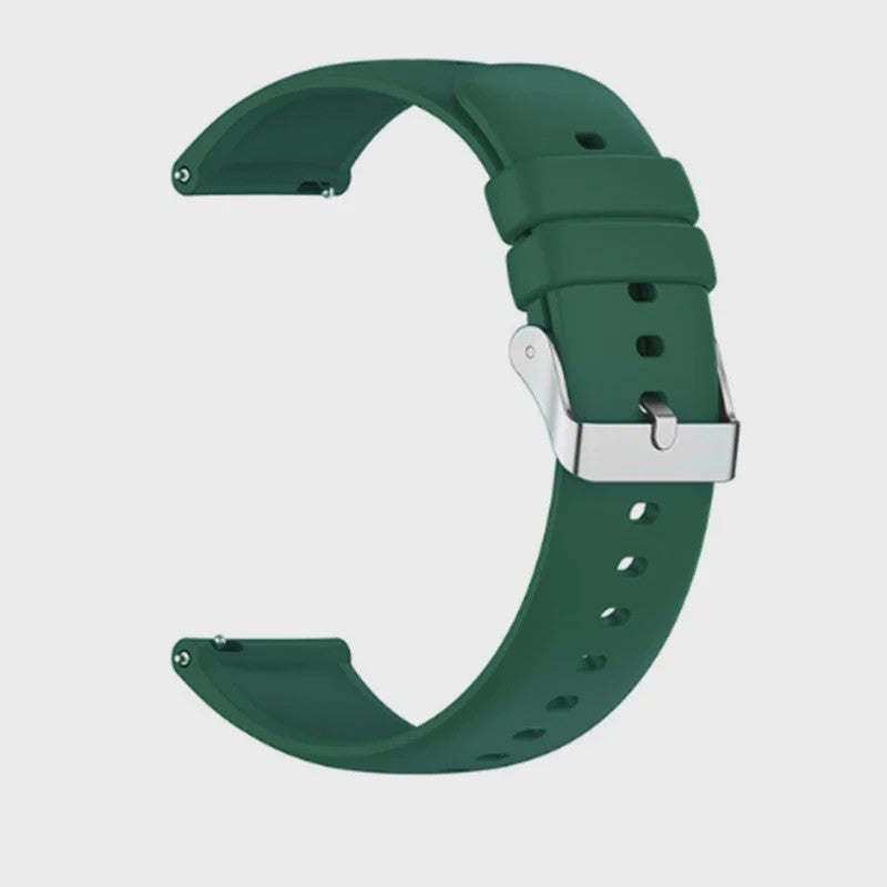 Universele Siliconen Horlogeband 20mm & 22mm - Snelwissel & Comfortabel