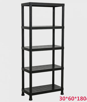 Modulaire Zwarte Kunststof Planken - 3, 4 of 5 Niveaus - Waterdicht & Eenvoudig te Monteren