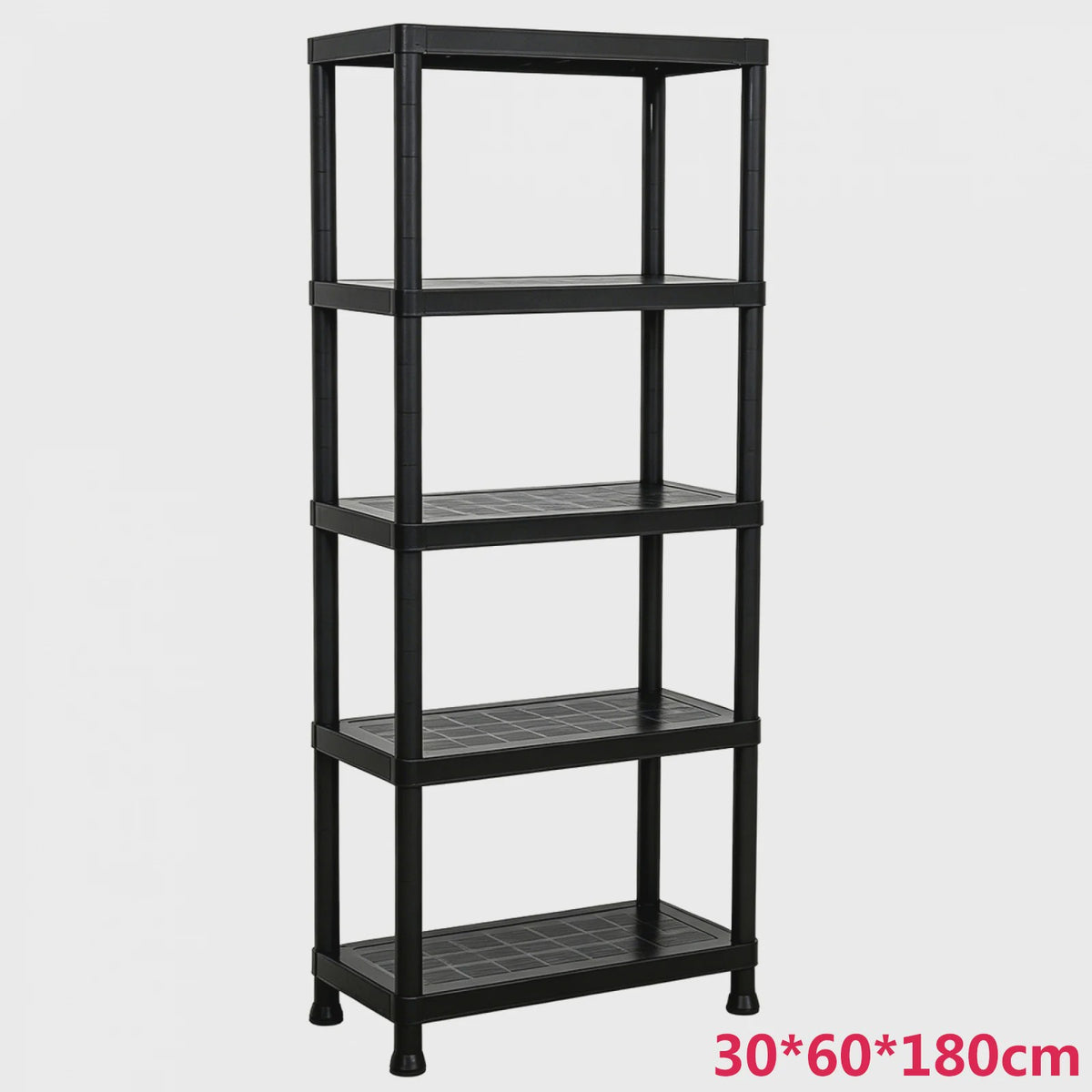 Modulaire Zwarte Kunststof Planken - 3, 4 of 5 Niveaus - Waterdicht & Eenvoudig te Monteren