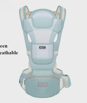 Ergonomische Baby Draagzak - 4 Seizoenen, Verstelbaar, Heupstoeltje & Multifunctioneel