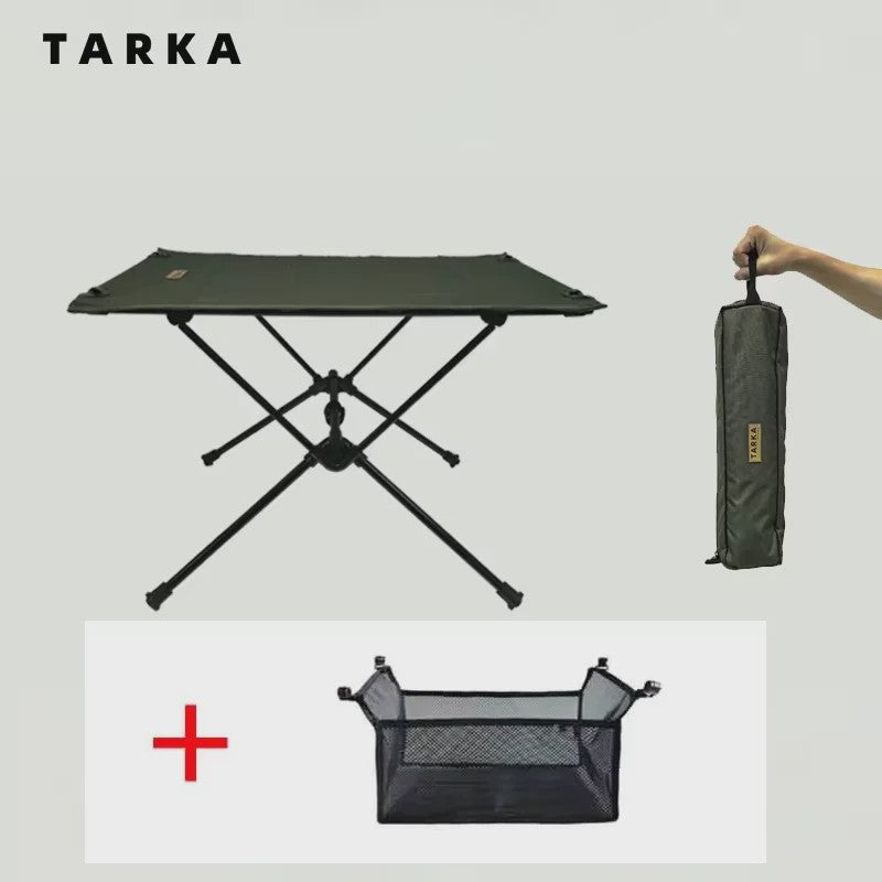 Tarka Opvouwbare Campingtafel - Lichtgewicht Oxford Stof, Draagbaar & Waterdicht
