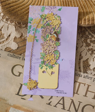 Luxe Metalen Bladwijzers - Retro Chinese Stijl met Bloemen & Vlinders