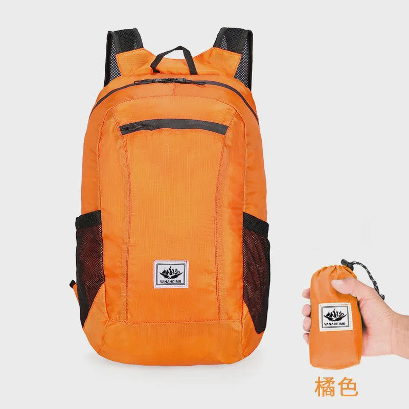 Opvouwbare Rugzak 20L - Ultralicht & Waterafstotend voor Wandelen, Fietsen en Reizen