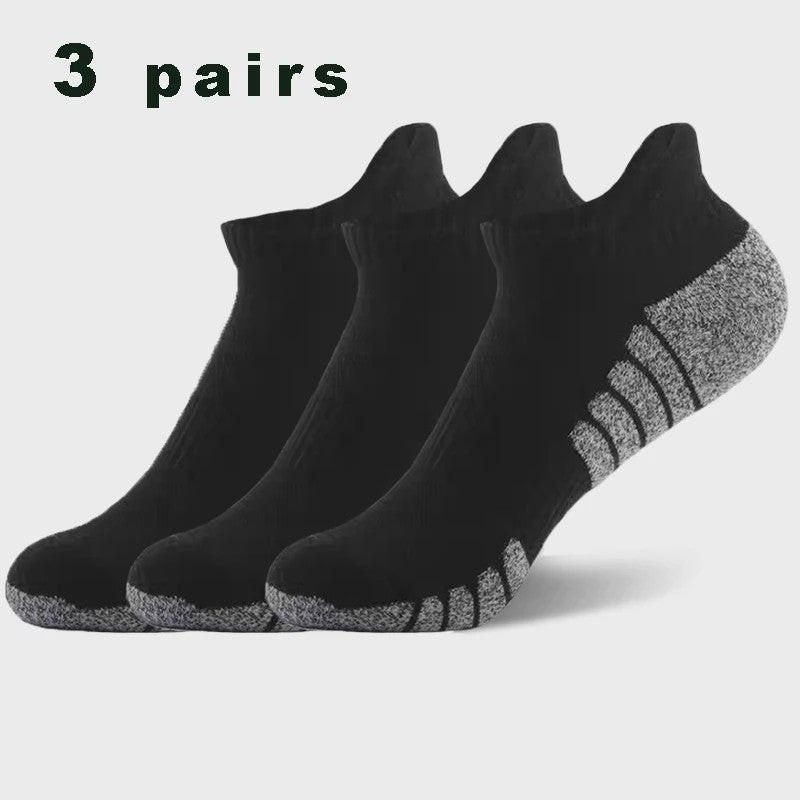 3 Paar Sportsokken Enkelsokken Heren Dames - Ademend & Comfortabel voor Fitness, Hardlopen & Outdoor