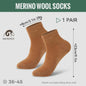 Merino Wol Sokken - Warm, Ademend & Vochtafvoerend voor Wandelen & Sport