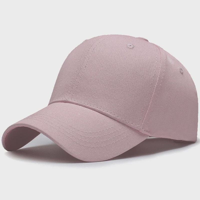Uniseks Katoenen Baseball Cap met Verstelbare Metalen Gesp - Veel Kleuren