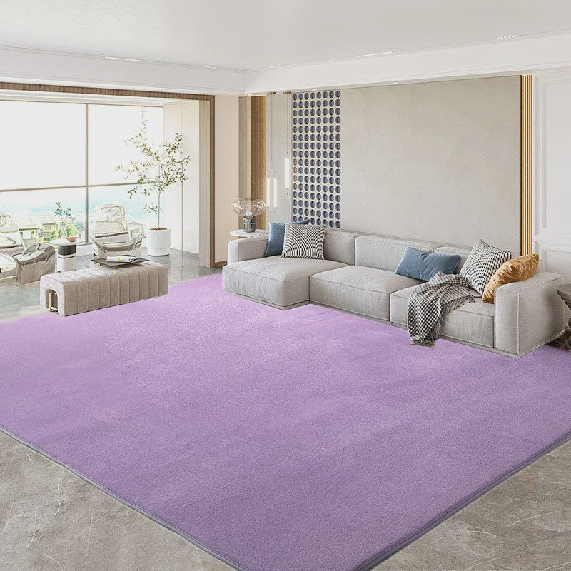 Zacht Coral Fleece Vloerkleed Grijs - Comfortabel voor Woonkamer, Slaapkamer & Kinderkamer