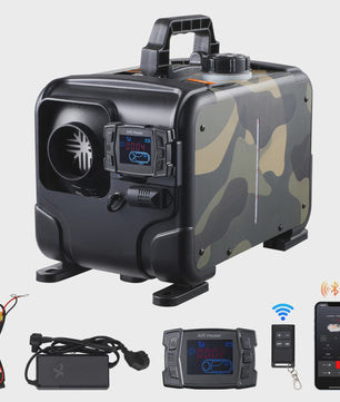 Krachtige 8KW Diesel Luchtverwarmer met Bluetooth App Controle - 12/24V