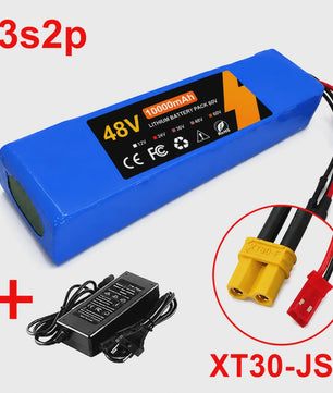 48V 100Ah Lithium Batterij Pack met BMS voor E-bike & Scooter - Inclusief 54.6V Lader