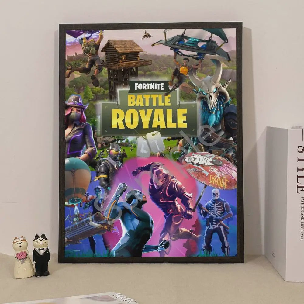 Fortnite Game Poster - Decoratieve Muurkunst voor Fans