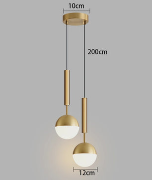 Moderne LED Hanglamp voor Slaapkamer en Nachtkastje - Stijlvolle Binnenverlichting