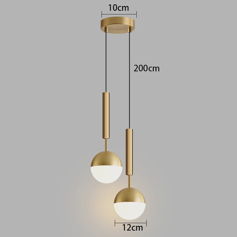 Moderne LED Hanglamp voor Slaapkamer en Nachtkastje - Stijlvolle Binnenverlichting
