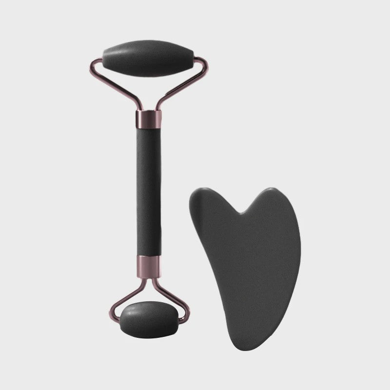 Gezichtsroller & Gua Sha Set - Resin Massage Roller voor Gezicht, Nek en Ogen - Beauty & Huidverzorging