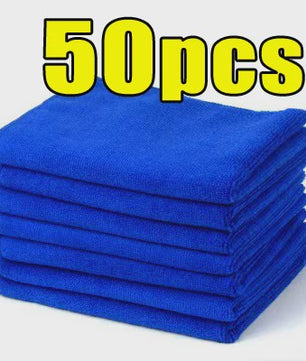 Set van 100 Microvezeldoeken - Pluisvrij, Super Absorberend & Krasvrij - Ideaal voor Auto en Huis