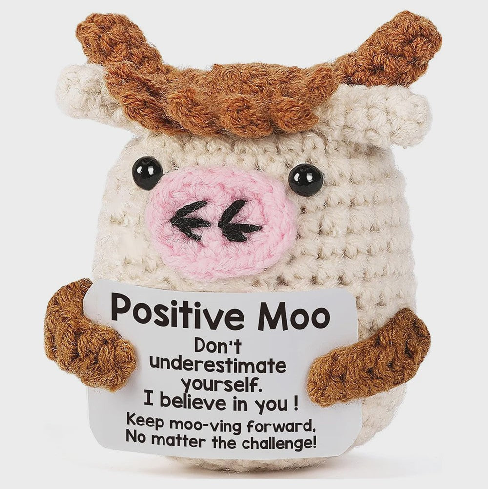 Schattige Gehaakte Bij - Motiverende Decoratie & Positieve Energie Cadeau
