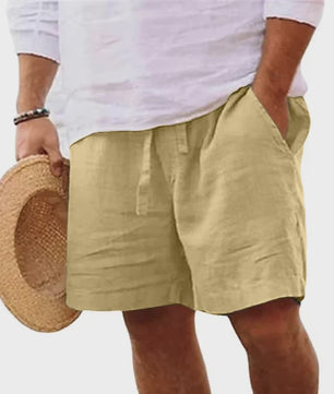 Lichtgewicht Heren Katoenen Shorts - Comfortabel voor Sport, Strand & Casual
