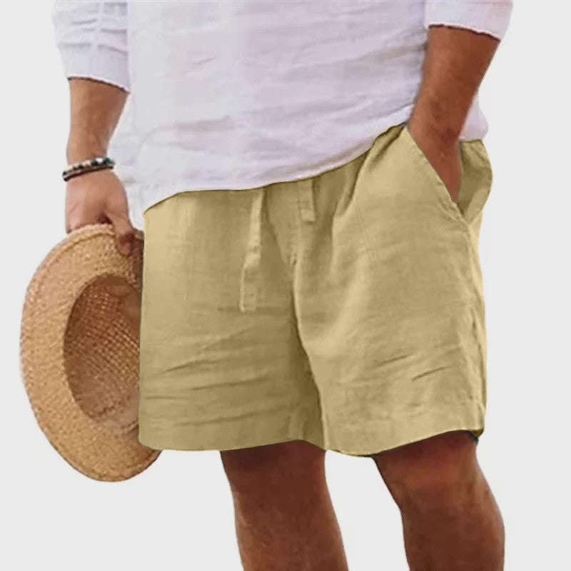 Lichtgewicht Heren Katoenen Shorts - Comfortabel voor Sport, Strand & Casual