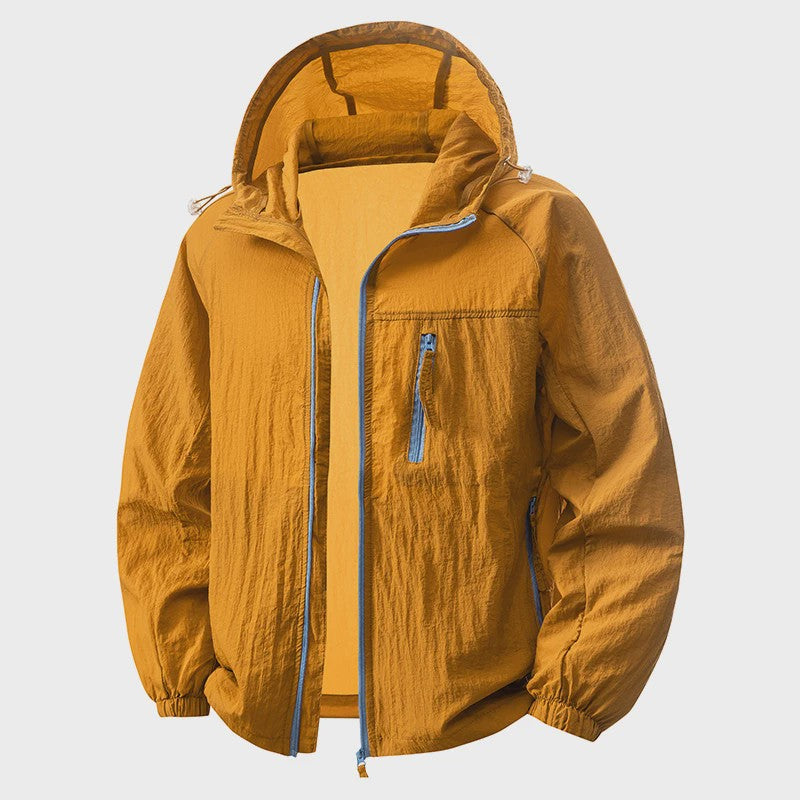 Unisex Zonnebeschermende Windjack - Lichtgewicht & Ademend voor Outdoor Avonturen