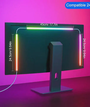 RGBIC LED Strip Verlichting voor Monitor (24-34 Inch) - APP & Muziek Sync