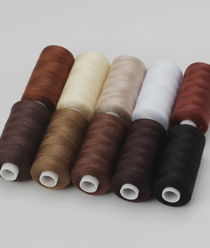 10 Rollen Polyester Naaigaren 402 - 400 Yards - Voor Hand & Machine