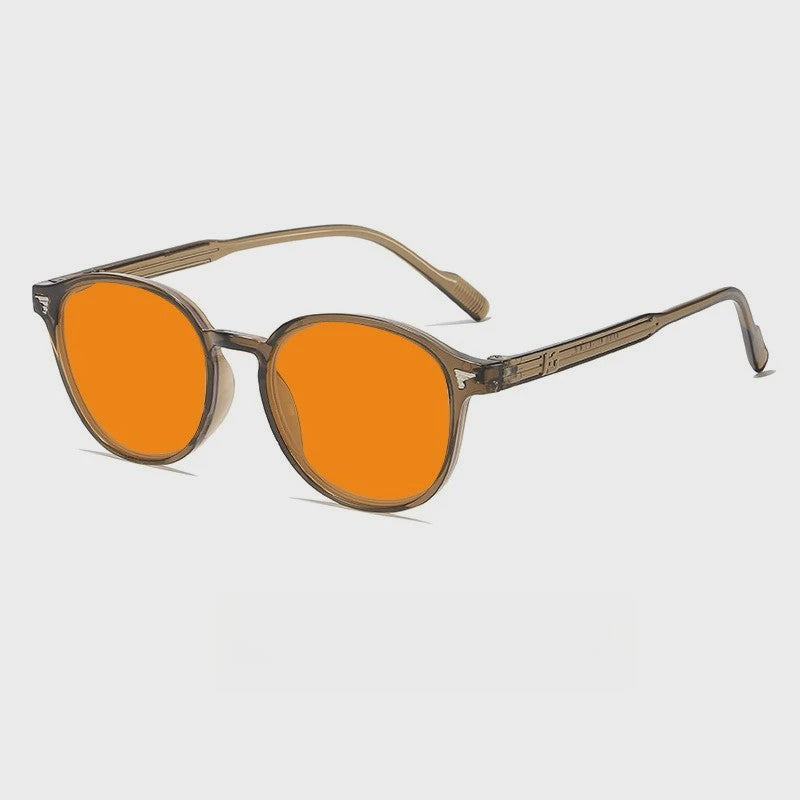 SEAMERGO Retro Unisex Nachtzicht Bril - UV Bescherming, Anti Blauw Licht & Straling