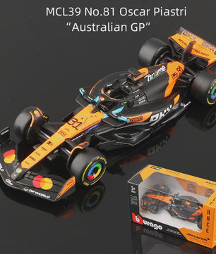 Bburago 1:43 Formule 1 Raceauto Model - Red Bull, Mercedes, Ferrari, McLaren