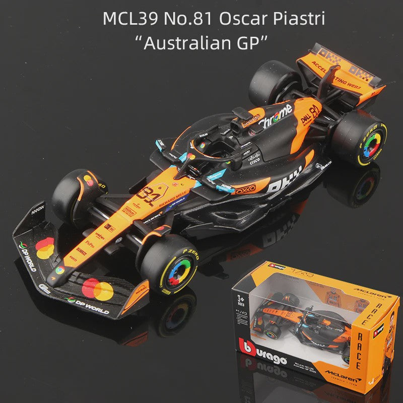 Bburago 1:43 Formule 1 Raceauto Model - Red Bull, Mercedes, Ferrari, McLaren