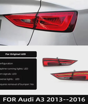 LED Achterlichten Audi A3 (2013-2019) - Dynamische Richtingaanwijzers & DRL
