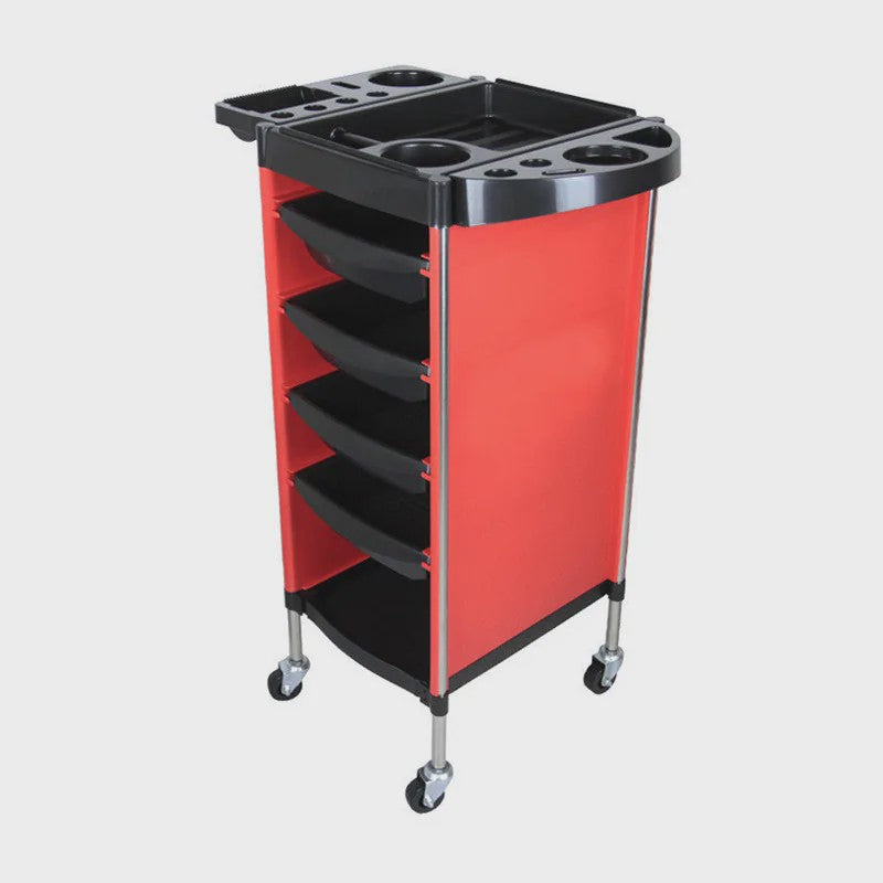 Professionele Kapsalon Trolley met 6 Lades - Grote Capaciteit & Mobiel