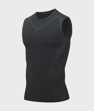 Heren Sneldrogende Ademende Tanktop - Mouwloos Sportshirt voor Fitness & Zomer Basislaag