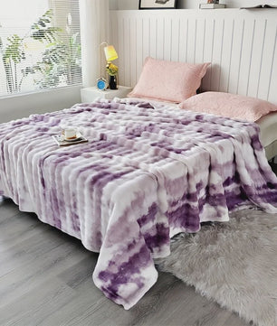 Luxe Imitatie Konijnenbont Plaid: Zacht, Dik & Warm voor Elk Seizoen