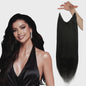 VeSunny Invisble Wire Hair Extensions - Remy Menselijk Haar, Balayage Kleuren, 1 Stuk
