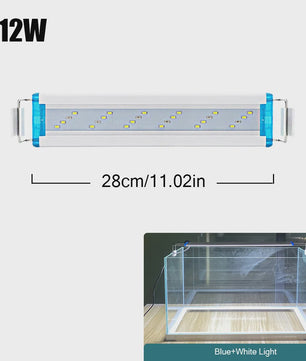 Super Bright LED Aquarium Lamp - Verstelbare Clip-on Verlichting voor Planten & Vissen (18-70cm)