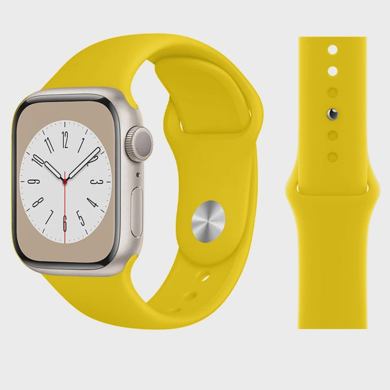 Sport Siliconen Bandje voor Apple Watch 38-49mm - Serie 1 t/m 11, SE, Ultra