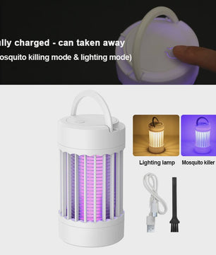 Elektrische Muggenlamp UV Insectendoder - USB Oplaadbaar & Draagbaar