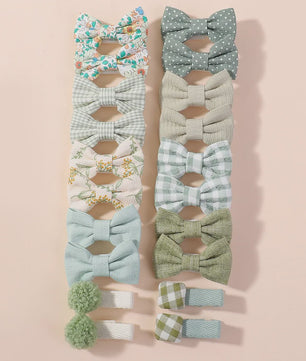 20-delige Set Schattige Kinder Haarclips met Strikjes - Leuke Babymutsjes en Haaraccessoires