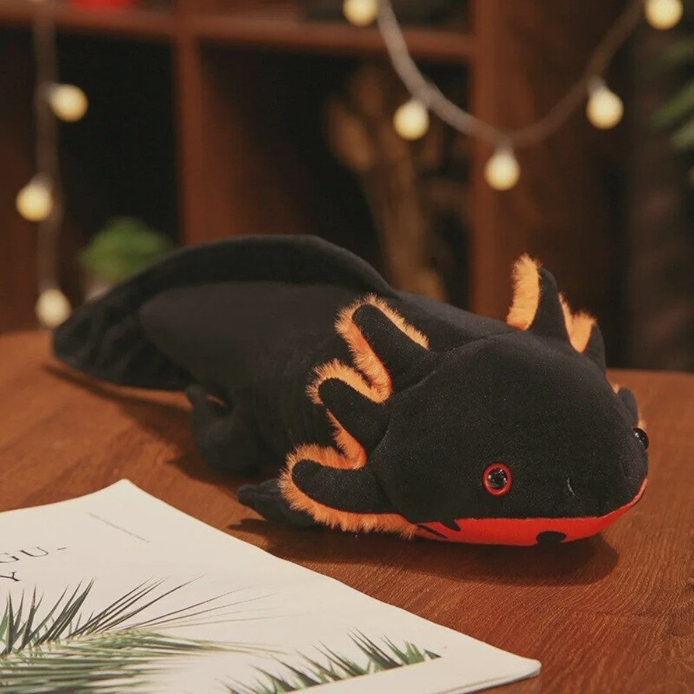 Knuffel Axolotl / Salamander Pluche Speelgoed (23cm/45cm) - Zacht Kussen & Sleutelhanger