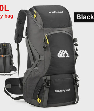 50L Waterdichte Reisrugzak - Grote Outdoor Backpack voor Kamperen, Wandelen & Klimmen