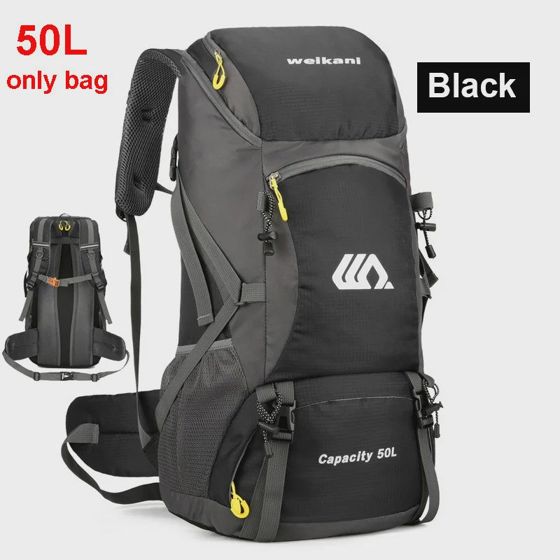 50L Waterdichte Reisrugzak - Grote Outdoor Backpack voor Kamperen, Wandelen & Klimmen
