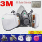 3M 6200 Herbruikbaar Halfmasker Gasmasker voor Verf, Chemicaliën en Stof