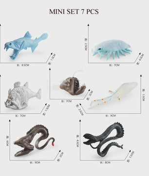 Mini Dieren Figuren Set: Oceaan & Zeeleven Speelgoed voor Kinderen