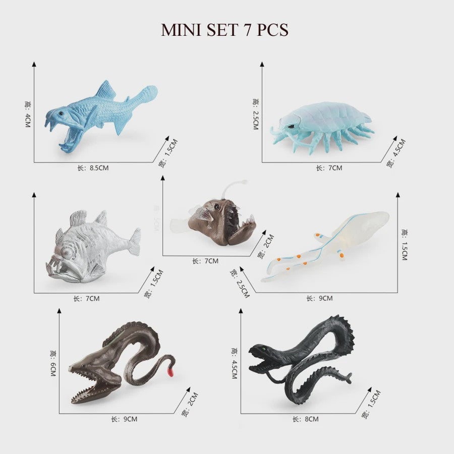 Mini Dieren Figuren Set: Oceaan & Zeeleven Speelgoed voor Kinderen