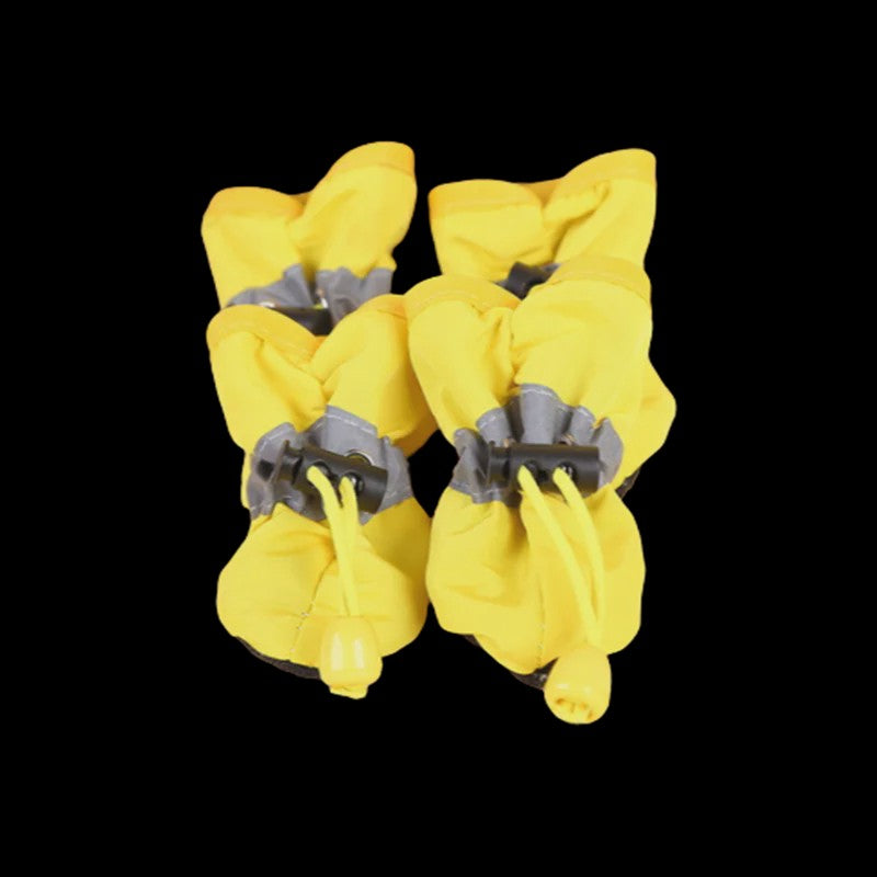 Waterdichte Hondenschoenen (4 stuks) - Anti-slip Schoenjes voor Kleine Honden en Katten