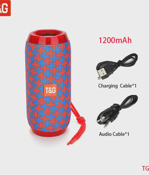 Draagbare Bluetooth Speaker met FM Radio, Subwoofer en 10W Stereo Geluid