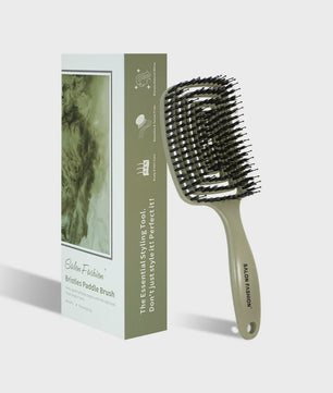 Professionele Varkenshaar Borstel - Ontklittend, Antistatisch & Scalp Massage Haarkam