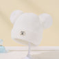 Warme Gebreide Babymuts met Pompon - Winter Beanie voor Jongens en Meisjes